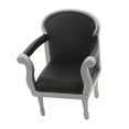 thumbnail image 1 of Cojines de Sofá Zulema para Sillón de muñecas negro, 1 of 8