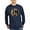 Navy, variant on CafePress - Old And Worn Acoustic Guitars Yin Yang Long Sleeve - Long Sleeve Dark T-Shirt