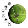 thumbnail image 4 of Gaeub golf ball after putting to the golf hole Print 14-17in Tire Cover, Spare Tire Cover, for Camper Caravan, Trailer, Car, Truck, SUV, Jeep-14 inch, 4 of 6