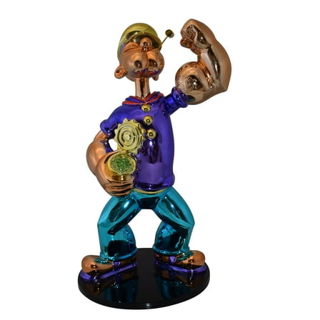 Popeye with Purple shirt Resin Statue Size: 18" x 16" x 31"H