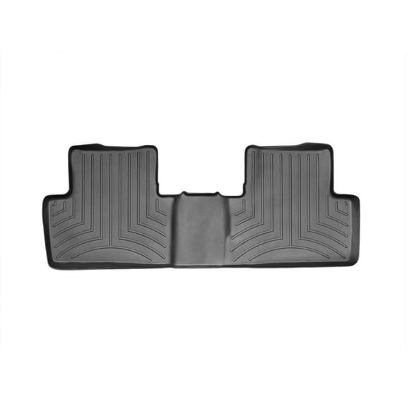 WeatherTech Custom Fit FloorLiners compatible with Honda Civic, Civic Si - 2nd Row, Black