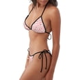 thumbnail image 2 of Fotbe Hearts Traje de Baño para Mujer de Dos Piezas – Bikini Sexy de Tirantes Tipo Halter con Diseño Triangular, 2 of 6