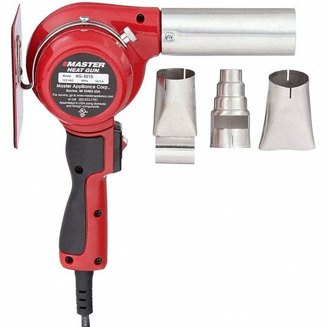 Master Appliance HG-501D-00-K Heat Gun Kit with Case and 3 Attachments