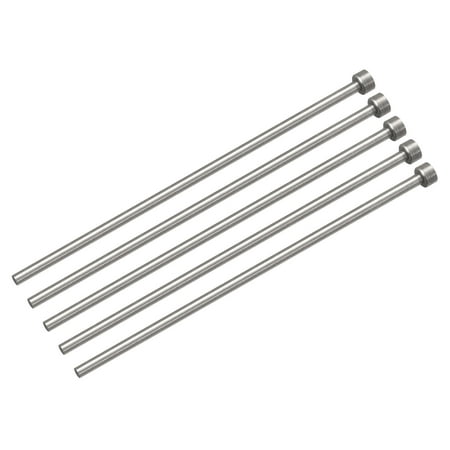 

Straight Ejector Pins 4mm Dia 65Mn Steel Round Tip Punch 150 Length for Mechanical 5Pack