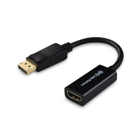 Cable Matters Gold-Plated DisplayPort to HDMI Male to Female Adapter - 4K Resolution