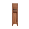 thumbnail image 2 of Better Homes & Gardens Greyson Slim Storage Cabinet with Toilet Paper Holder, Walnut Finish, 2 of 13