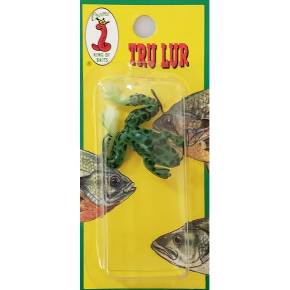 Creme 1.5" Tru-Lur Lifelike Frog Lure, Green
