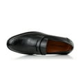 thumbnail image 6 of Ferro Aldo Mateo MFA19707 Wide Moc-Toe Penny Loafers for Men, in Black, Size 9, 6 of 8