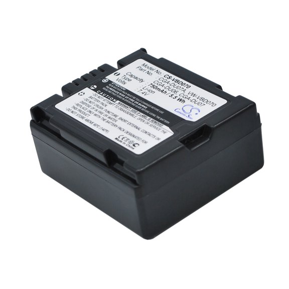 750mAh CGR-DU07 CGA-DU07 CGA-DU07A/1B VW-VBD070 CGA-DU06S CGA-DU06A/1B VW-VBD060 Battery for Panasonic NV-GS120 NV-GS37