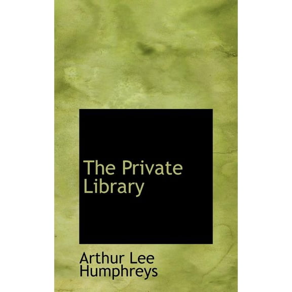The Private Library (Hardcover)