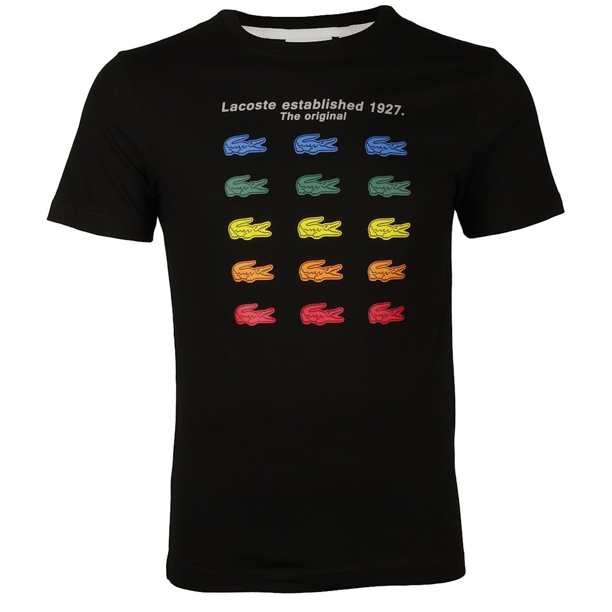 Lacoste Men Multi Color Croc Graphic T 