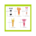 thumbnail image 2 of 1pc Baby Plush Hand Shake Rattle, Cartoon Animal Design Hand Bell Rattle, Soothe & Grip Toy (Random Style), 2 of 5