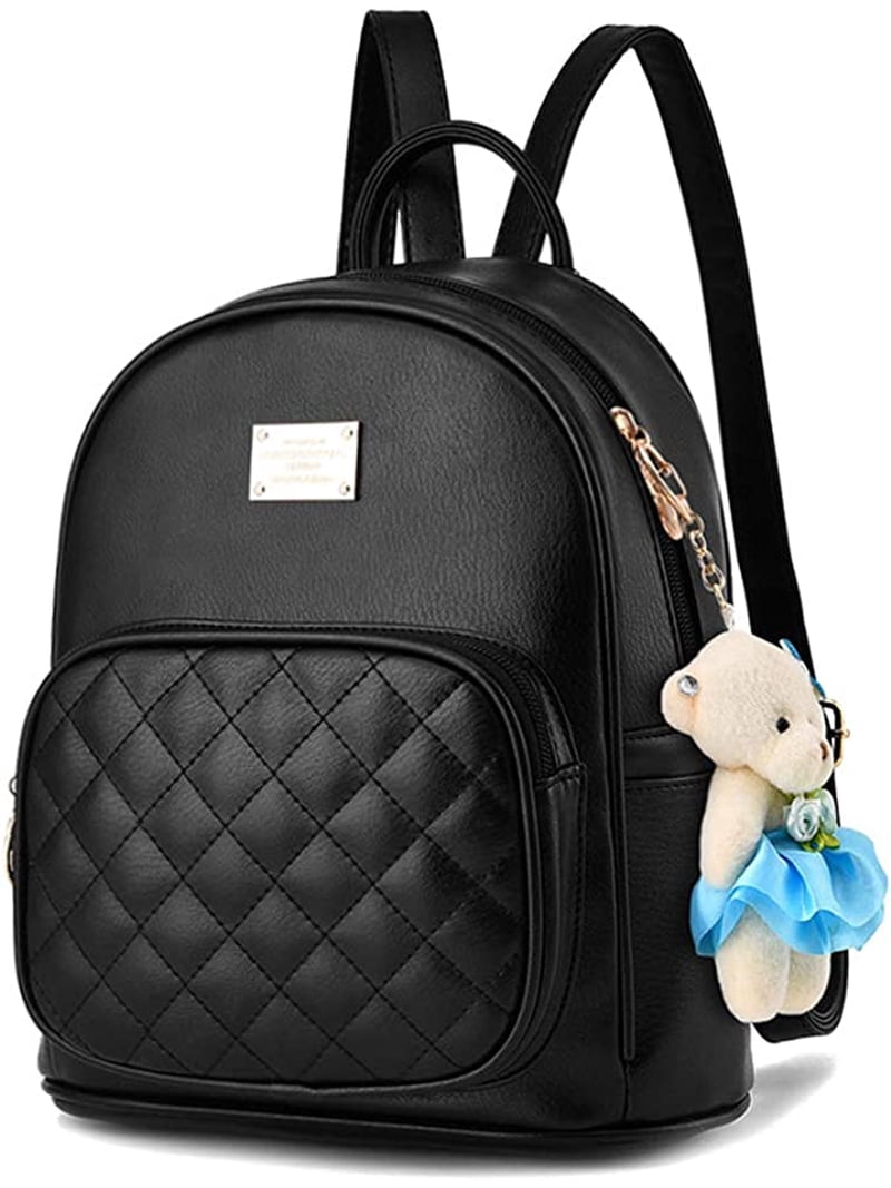 Leather Backpack Purse Satchel School Bags Casual Travel  display picture 3