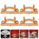 thumbnail image 1 of 4 Pcs Folding Bracket Chinese Folding Fan Stand Folding Fan Stand Folding Fan Wooden Easels Folding Fan Display Stand, 1 of 2