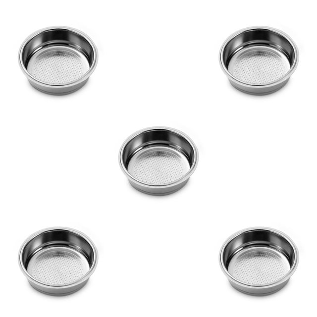 Matsuzay Taza de café de doble polvo, filtro poroso de cocina, portafiltro de repuesto, cesta reutilizable presurizada, filtro Universal Type2 NO2 Matsuzay CBP162945