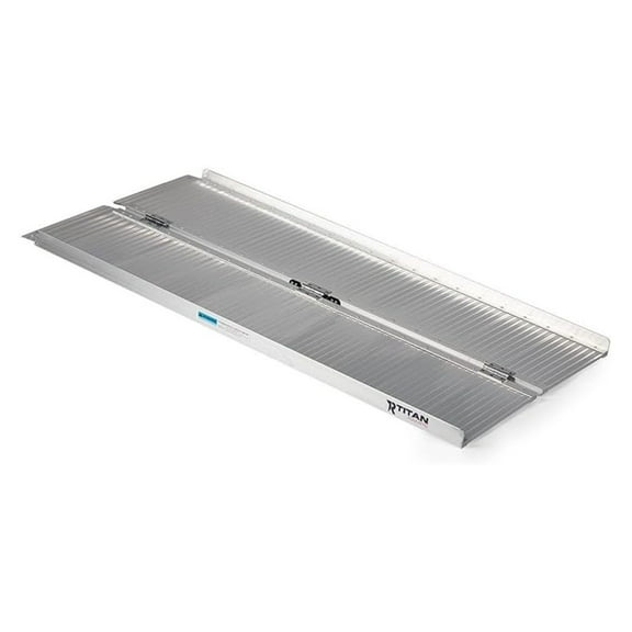 Single-Fold Wheelchair Ramp - 600 lb. Capacity (4 ft)