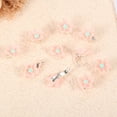 thumbnail image 5 of Unique Bargains 20 Pcs Small Flower Hair Clips Mini Flower Hair Clips for Girls Cute Mini Hairpin Hair Accessories Pink, 5 of 7