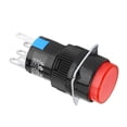 thumbnail image 4 of Interruptor de botón pulsador Zhivalor 5 Piezas 24V Verde/Rojo LA16 ‑ 11DZ AL6-A, 4 of 8