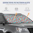 thumbnail image 7 of Picia Watermelon 2 Piece Car Windshield Sun Shade Foldable | Foldable Sun Shield for Front Window Blocks UV Rays and Keeps Your Vehicle Cool-Small, 7 of 7
