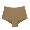 thumbnail image 2 of Akiihool Women Panties Plus Size Women's Blissful Benefits No Muffin Cotton Hipster Panties (Khaki,S), 2 of 3