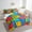 Red Blue, variant on 3D Construction 7 Pcs Comforter Set twin, Building Blocks Bedding , Rainbow Colorful Toy Brick Sheet Set Bed in A Bag Funny Patchwork Geometric Rectangle Quilt