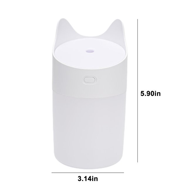 Cool Mist Humidifier,Small Humidifiers for Bedroom Cute Mini Humidifier- Mini Cool Mist Humidifier for Kids Bedroom, Small Humidifier for Desk & Plants & Office with Usb,Quiet