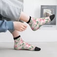 thumbnail image 2 of Pofeuu Tropical Pitaya Print 30cm Socks, Adult Running Hiking Socks for Youth and Adult, 2 of 7