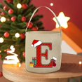 thumbnail image 1 of Saco de Papá Noel con letras navideñas para niños, juguete de Navidad, bolso de mano, cubo para niñas, bolsa de regalo elaborada, un regalo para ella, 1 of 4