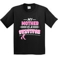 thumbnail image 3 of Inktastic My Mother is a Survivor Breast Cancer Awareness Youth T-Shirt, 3 of 5