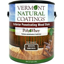 Vermont Natural Coatings PolyWhey Exterior Penetrating Stain Bison Brown gal