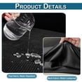thumbnail image 4 of DONGPAI Outdoor Cushion Covers Waterproof for Patio Furniture, Stretch Couch Cushion Slipcovers 1-Piece Jacquard Sofa Seat Protector, Replacement Rectangle Cover for Sectional RV, Black, 1 Seat, 4 of 7