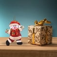 thumbnail image 2 of hirigin Christmas Hanging Doll, Plush Santa/ Elk/ Snowman/ Bear Shaped Decorative Supplies Photo Ornament, 2 of 8