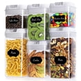 thumbnail image 2 of Easy Access Food Containers, Durable BPA-Free Plastic, Refrigerator Safe, Eco-Friendly Alternative for Sustainable Kitchen Organization, 6 Pieces, 2 of 8
