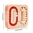 thumbnail image 3 of Hxlazmoo Wooden Flat Ball Puzzle - Interactive Learning Tool to Enhance Problem-Solving Skills, 3 of 5