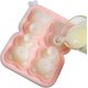 thumbnail image 3 of Cute Bear Ice Cube Mould,Fun Shape Ice Cube Tray,4 Bear Ice Cubes for Drinks Cocktails Iced Coffee,Silicone Ice Mould Chocolate Mould with Transparent, 3 of 4