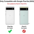 thumbnail image 2 of Case for Google Pixel 6a (2022) 6.1 Inches, Wallet Flip Cover [RFID Blocking] [3 Card Slots 1 Money Pocket] [Magnetic Closure] [Stand Kickstand] PU Leather Shockproof Folio Phone Case - Black, 2 of 13