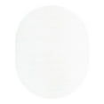 thumbnail image 3 of Unique Loom Solo Collection Area Rug - Calabasas (7' 11" x 10' Oval Snow White), 3 of 7