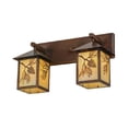 thumbnail image 3 of Meyda 150776 20 in. Balsam Pine 2 Light Vanity Light, Bai Vintage Copper, 3 of 5