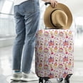 thumbnail image 2 of Colorful Princess Castle Carriage Pattern Luggage Cover Fashion Suitcase Cover Baggage Covers Fit 25-28 Inch Luggage (Go Travel), 2 of 5