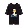 thumbnail image 3 of Rezuofi 1 Pcs Women's Graphic Printed Cartoon Short Sleeve Casual T-Shirt Top, 3 of 3