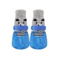 thumbnail image 1 of Methold 2 pares de calcetines pequeños para mascotas Animal transpirable elástico impermeable calcetín para botas caminar senderismo zapato portátil Suministros para perros Azul L Methold PT004541-06, 1 of 6