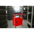 thumbnail image 6 of Multipurpose Height Adjustable Steel Av Utility Cabinet Cart - Red, 6 of 7