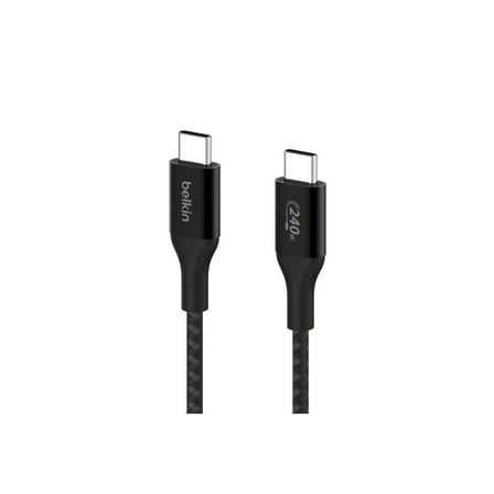 240w Braided C C Cable 2M BLK