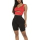 thumbnail image 1 of Txlixc Chaleco de verano femenino, blusa sin mangas de cuello u de color sólido Txlixc moda, 1 of 4