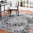thumbnail image 3 of SAFAVIEH Madison Caden Floral Bordered Area Rug, Black/Grey, 4' x 6', 3 of 9