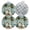Black3188, variant on 4 PCS Pot Holders for Kitchen,Potholders Sets with Hook for Oven,Cooking,Baking,Colorful Cat With Floral Background And Bell Collar