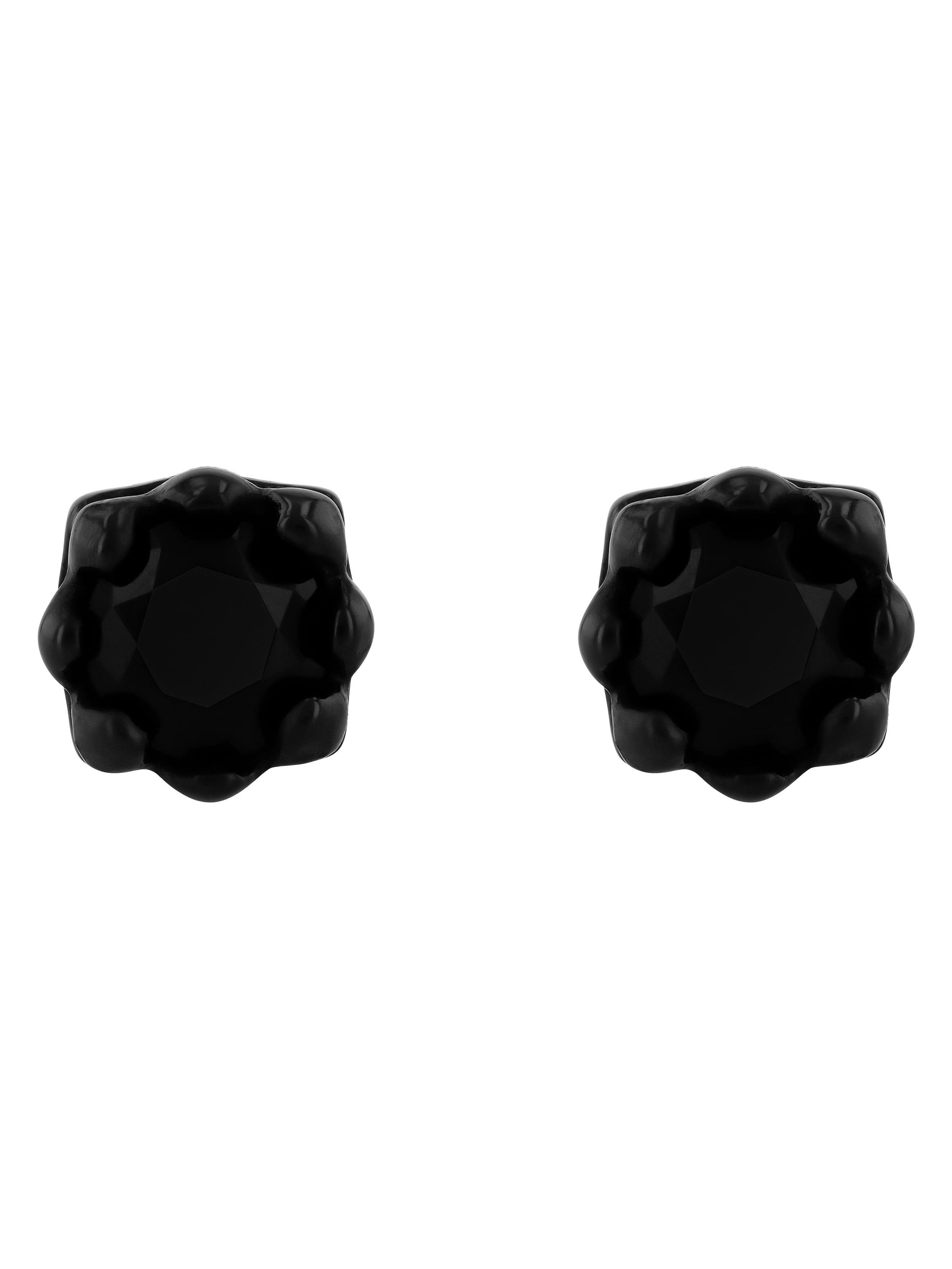 Believe by Brilliance Men's Stainless Steel Gothic Set of Earrings (Set of 3)