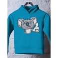 thumbnail image 3 of Cute Koala Thumb Up Hoodie Toddler -Image by Shutterstock,  4 Toddler, 3 of 4