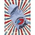thumbnail image 3 of All American Girl W Kiss Hoodie Women -Image by Shutterstock, Female Small, 3 of 4