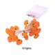 thumbnail image 2 of Luces decorativas de luz Toystoory LED ABS Naranja+Verde 10 luces, 2 of 6